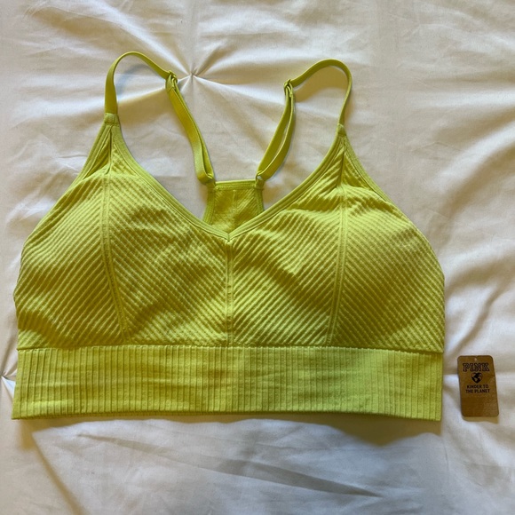 New w/ tags detached VS Pink Sports Bras sz M - Picture 4 of 8